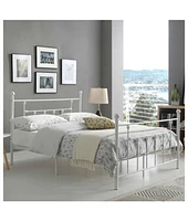 Slickblue Platform Bed Frame with Headboard and Footboard - Stylish, Supportive Bed Base