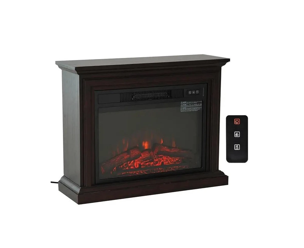 Slickblue Electric Fireplace Heater with Remote Control - Adjustable Warmth and Stylish Design