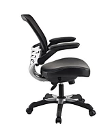 Slickblue Modern Office Chair with Flip-Up Arms for Flexible and Comfortable Desk Seating