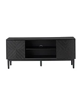 Hulala Home Edita Modern Tv Stand for TVs up to 65" with Adjustable Shelves