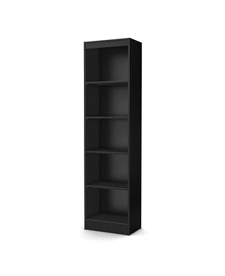 Slickblue 5-Shelf Narrow Bookcase for Space-Saving Storage and Display