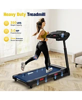 Redliro Foldable Treadmill, 15% Auto Incline, 350 lb Capacity, Bluetooth, Voice Control, Heart Rate Monitor, for Home & Officel