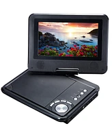 Impecca 7” Portable Dvd Player with 270° Swivel Screen and Usb & Sd - Black