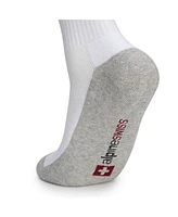 Alpine Swiss Men's 3 Pack Crew Socks Cotton Athletic Performance Socks Size 6-12