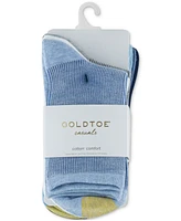 Gold Toe Women's 6-Pk. Refined Rib Perfect Fit Socks