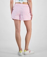 Love Tribe Juniors' Gingham Cotton Boxer Shorts