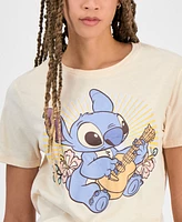 Disney Juniors' Retro Ohana Stitch Crewneck T-Shirt