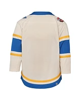 Outerstuff Big Boys and Girls Cream St. Louis Blues 2025 Nhl Winter Classic Premier Jersey