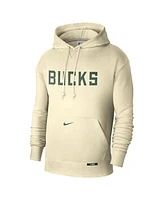 Nike Men's White Milwaukee Bucks 2024/25 City Edition Courtside Standard Issue Pullover Hoodie