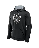 Fanatics Men's Black Las Vegas Raiders Defender Pullover Hoodie