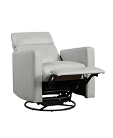 Homelegance 30" White Label Avenue Swivel Glider Reclining Chair