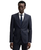 Boss by Hugo Men's Micro-Patterned Slim-Fit Suit