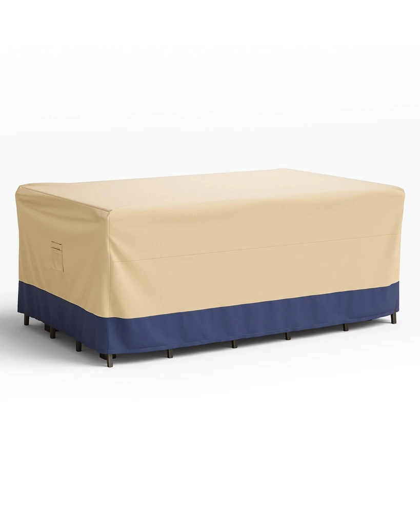 Gouun Patio Furniture Cover with Padded Handle and Click-Close Straps-90 x 50 x 32 inches