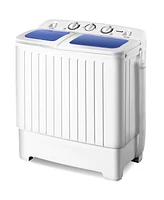 Gouun 20 lbs Compact Twin Tub Washing Machine for Home Use