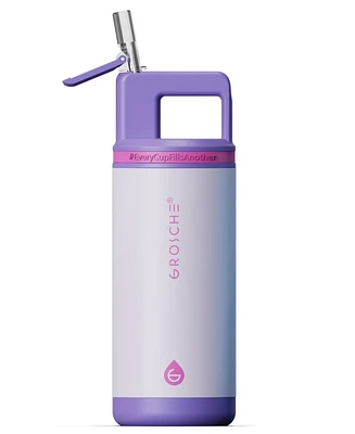 Grosche Alpine Flip 'N Sip 16 oz. Kids Insulated Water Bottle with Straw