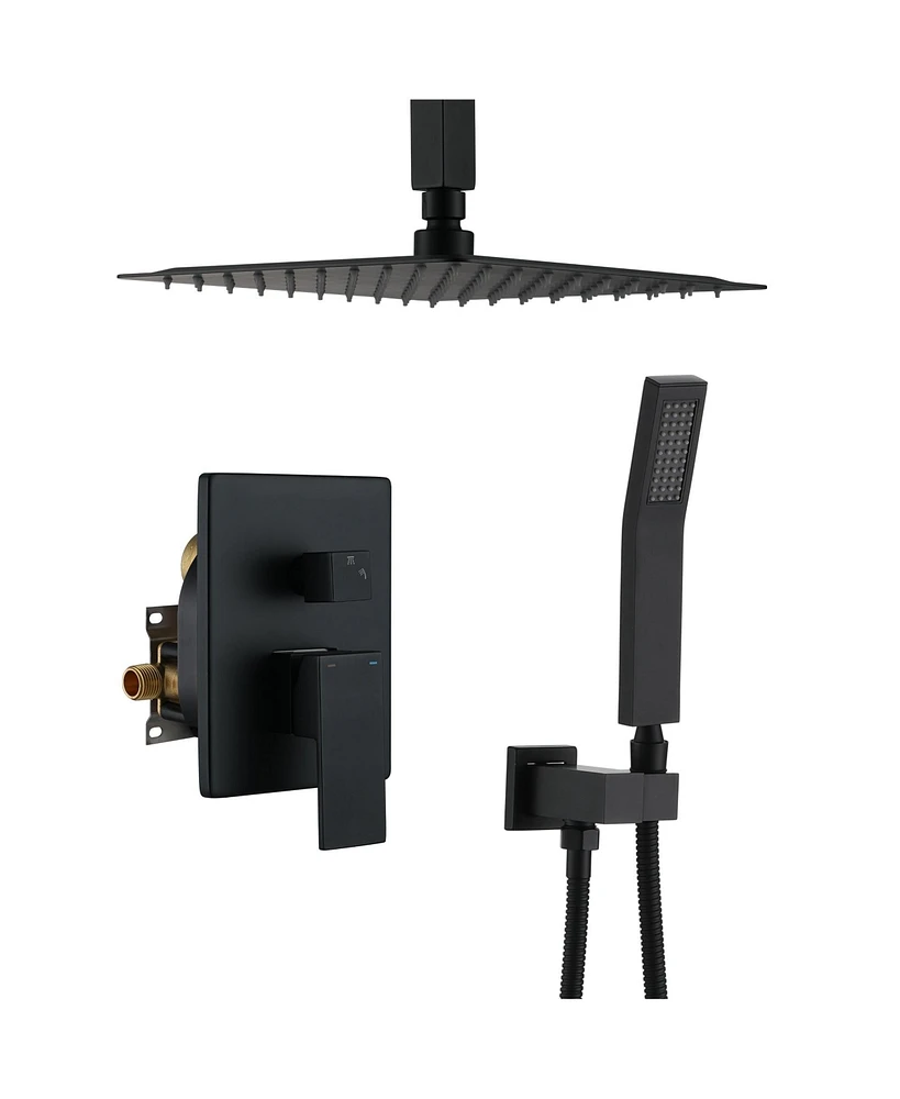 Mondawe 2-Function 10-In Ceiling Mounted Shower System