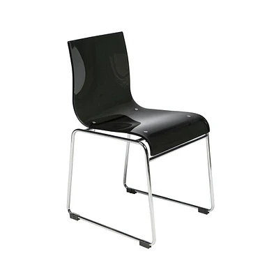 LeisureMod Lima Modern Acrylic Chair