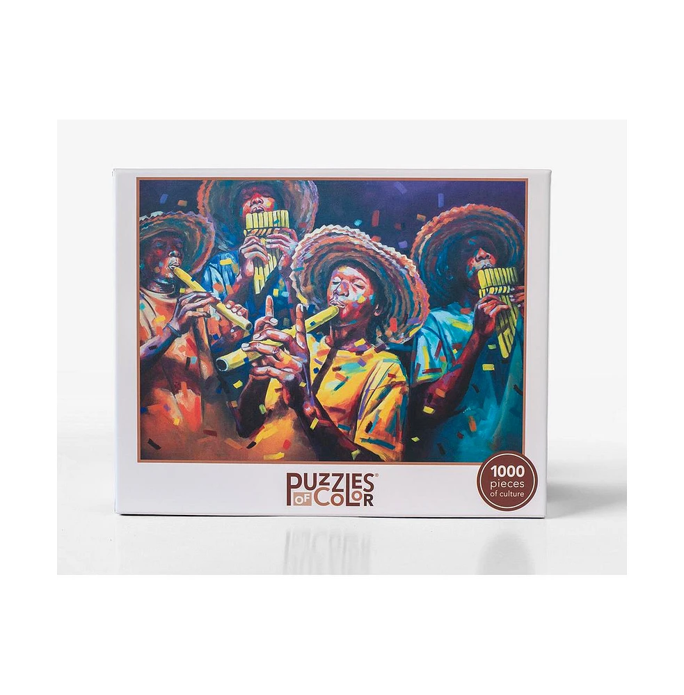 Puzzles of Color Life in a Pipe by Kirisa Jackson - 1000 Piece Puzzle