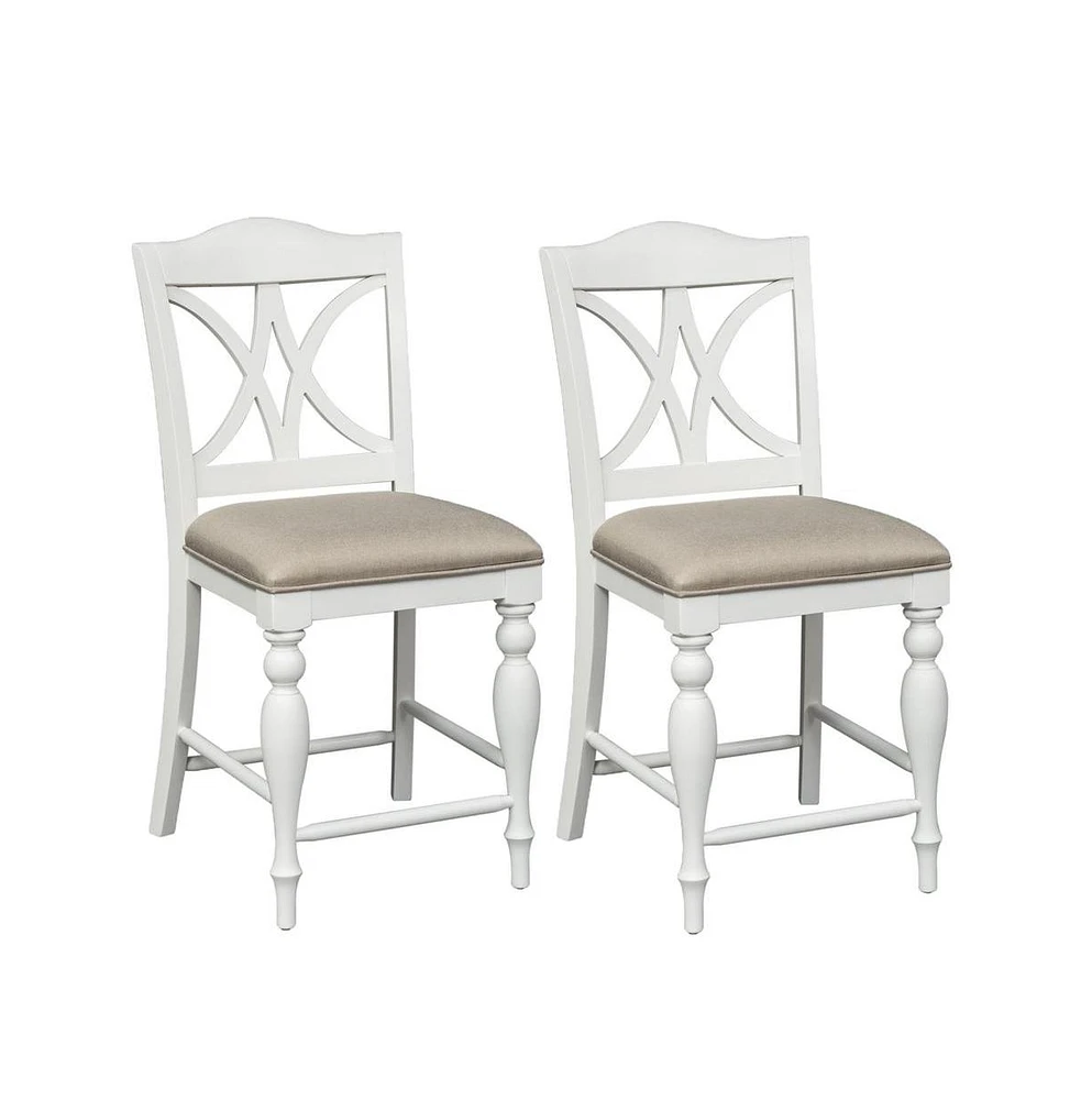 Liberty Furniture Slat Back Counter Chair (Rta)-Set of 2