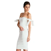 Pia Gladys Perey Women's Corset Off the Shoulder Dress