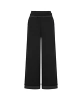 Nocturne Women's Wide-Leg Pants with Elastic Waistband