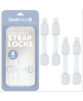 Jool Baby Toddler Multi-Use Safety Strap for Cabinets, Fridges, Drawers, Damage-Free Adhesives Safety Set