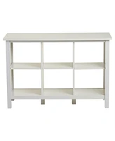 Slickblue Adjustable Shelf 6-Cube Bookcase Storage Unit Sideboard