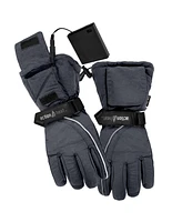 ActionHeat Men's Aa Battery Heated Snow Gloves Navy - One