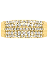 Diamond Multirow Anniversary Band (1/2 ct. t.w.) in 14k Gold