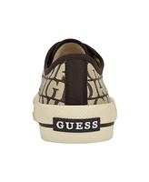 Guess Women's Carey Jacquard Logo Low-Top Lace-Up Sneakers