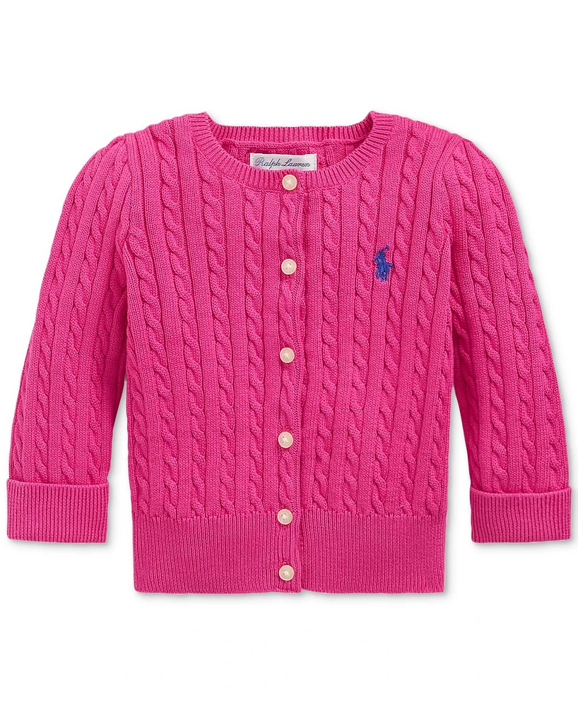 Polo Ralph Lauren Baby Cotton Cable-Knit Cardigan