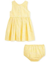 Polo Ralph Lauren Baby Girls Cotton Gingham Seersucker Dress