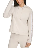 Calvin Klein Women's Logo Stripe Pullover Hoodie