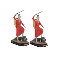 Fc Design "2-pc Set" 12"H Saint Elias Statue Holy Figurine Statue Ornament Home Room Office Decor and Perfect Ideas for Housewarming, Holidays and Bir