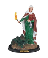 Fc Design 2-pc Set" 12"H Saint Martha Statue Martha of Bethany Holy Figurine Statue Ornament Home Room Office Decor and Perfect Ideas for Housewarming