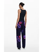 Desigual Women's Flowy floral pants