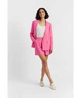 Chinti and Parker Women's & Linen Blend Blazer