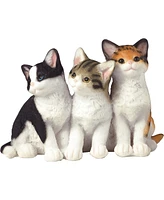 Fc Design "2-pc Set" 3.5"H Wabansia Tuxedo and Tabby Cats Sitting Side by Side Cats Figurine Statue Ornament Home Room Office Decor and Perfect Ideas