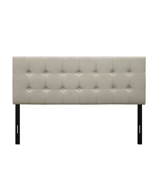 Slickblue Button-Tufted Headboard in Upholstered Fabric - Stylish and Comfortable Accent