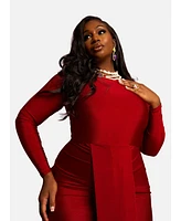 Rebdolls Women's Nia Bodycon Maxi Dress