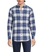 Lands' End Men's Traditional Fit Flagship Flannel Shirt