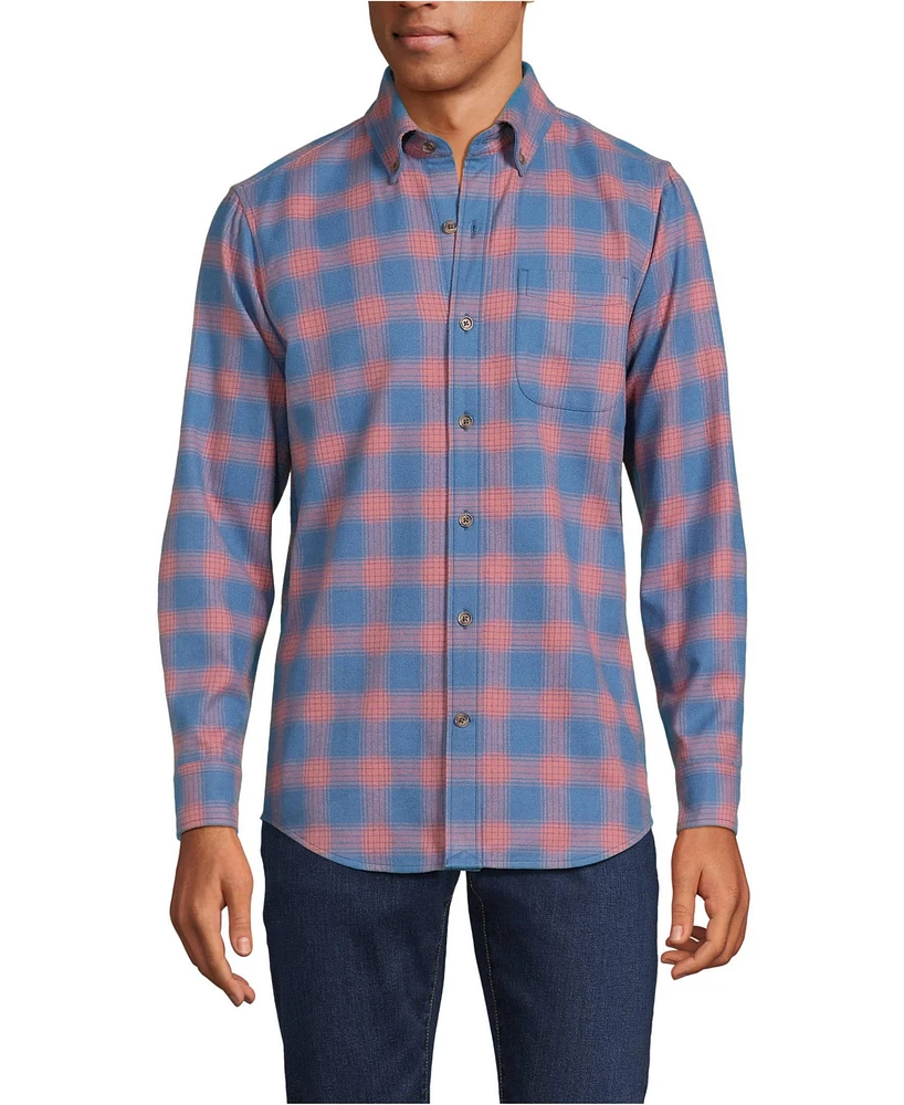 Lands' End Men's Traditional Fit Flagship Flannel Shirt