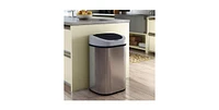 Slickblue Stainless Steel 21-Gallon Kitchen Trash Can with Motion Sensor Lid