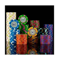 Slickblue The Mint Poker Chips (25-Pack) – Clay Composite, $10,000 Value for High-Stakes Play