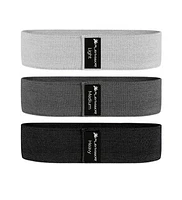 PlayMakar I Am Premium Heavy Duty Resistance Bands, Set of 3, Glute Hip & Thigh for Yoga and Pilates