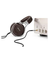 Denon Ah-D5200 Over-Ear Headphones (Zebrawood)