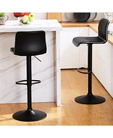 gaomon Bar Stool Set of 4, Adjustable Swivel Barstools, Modern Kitchen Stools, Design Chairs for Island, Dining Room, Home