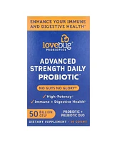 LoveBug Probiotics Advanced Strength Daily Probiotic 50 Billion Cfu