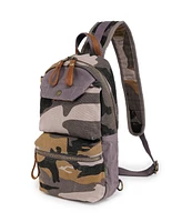 Tsd Brand Mountain Leaf Top Handle Sling Bag