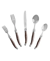 French Home Laguiole 20 Piece Stainless Steel Flatware Set, Service for 4